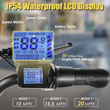 Caroma Peak 800w Electric Scooter Adults 20X3 Fat Tire, 20 MPH Top Speed & 30 Miles Range, Off-Road E Scooter w/Adjustable Seat & Detachable Basket, Foldable Ebike w/Shock Absorption for Commuting