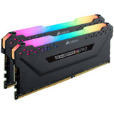 Corsair Vengeance RGB Pro 32GB (2x16GB) 2666 C16 DDR4 Desktop Memory – Black